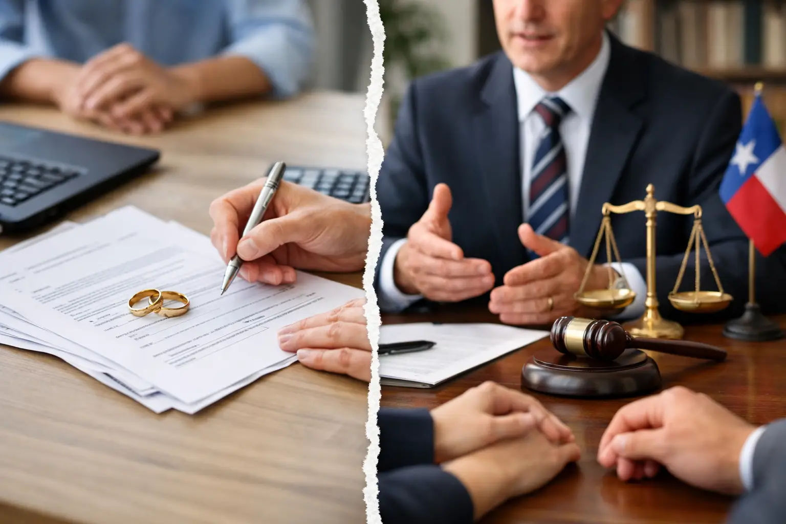 Divorce Service vs Attorney Texas
