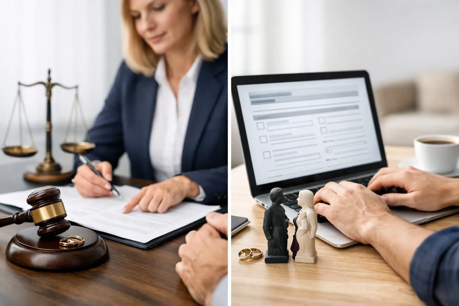 Divorce Paralegal vs Online Forms in Texas