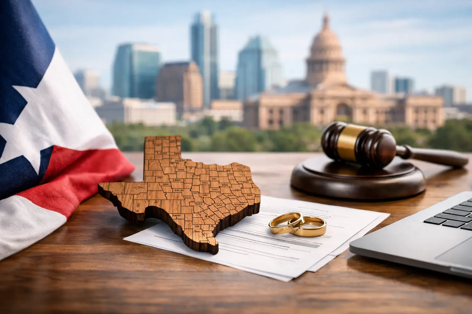 Top Texas Counties for eFiling a Divorce